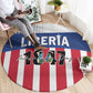 Liberia 1847 Round Carpet Happy Independence Day