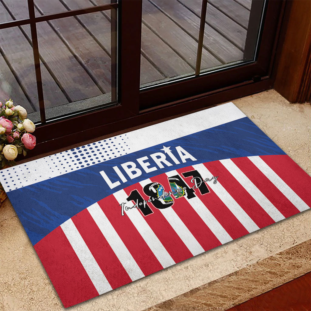 Liberia 1847 Rubber Doormat Happy Independence Day