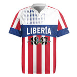 Personalized Liberia 1847 Rugby Jersey Happy Independence Day