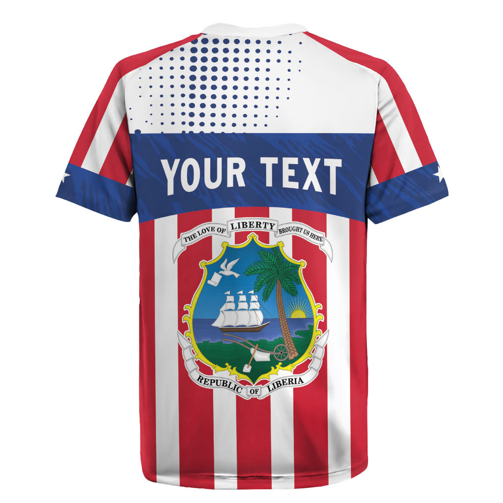 Personalized Liberia 1847 Rugby Jersey Happy Independence Day