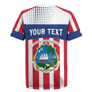 Personalized Liberia 1847 Rugby Jersey Happy Independence Day