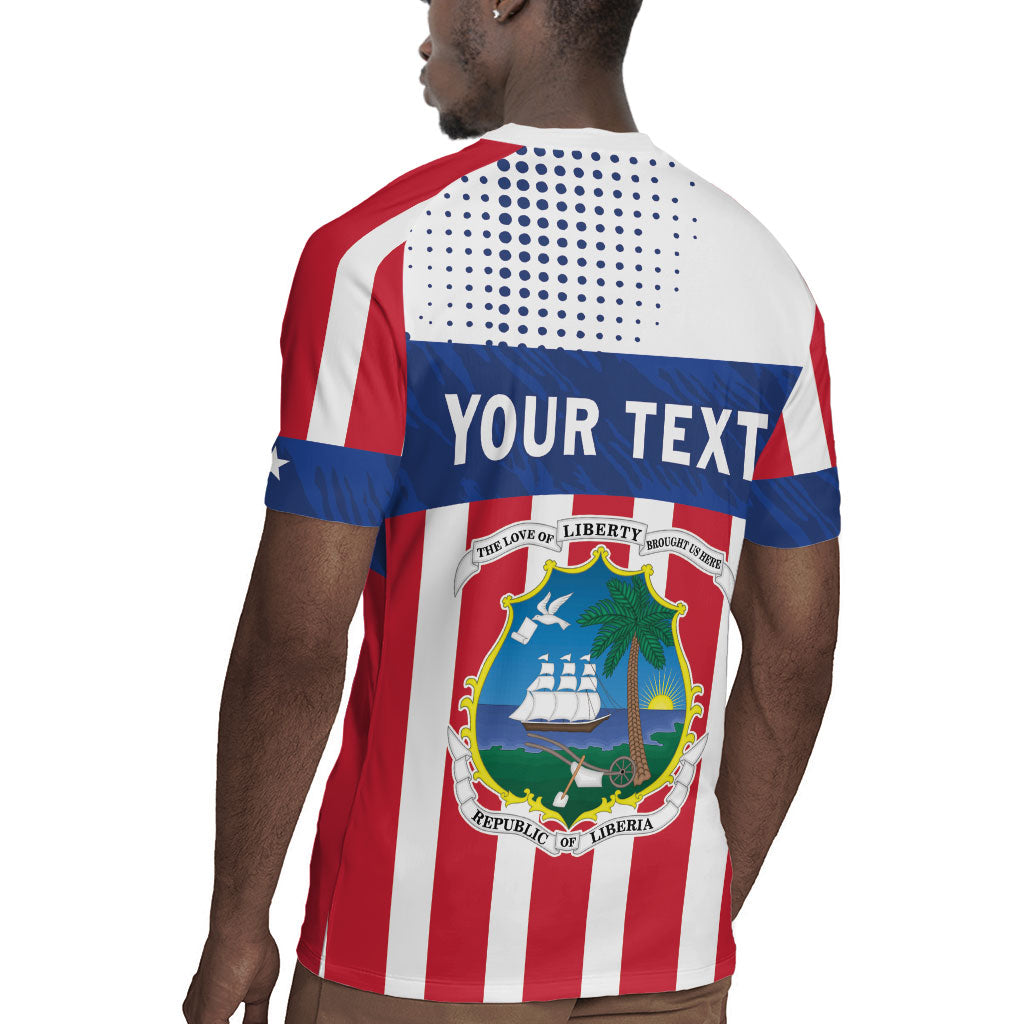 Personalized Liberia 1847 Rugby Jersey Happy Independence Day