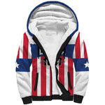 Personalized Liberia 1847 Sherpa Hoodie Happy Independence Day