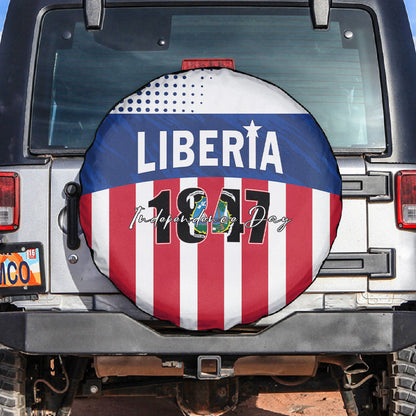 Liberia 1847 Spare Tire Cover Happy Independence Day