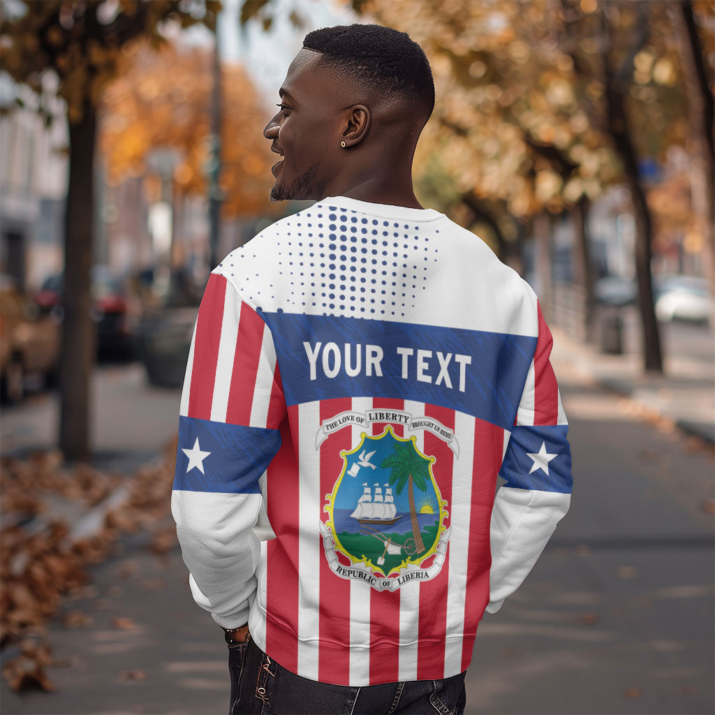 Personalized Liberia 1847 Sweatshirt Happy Independence Day