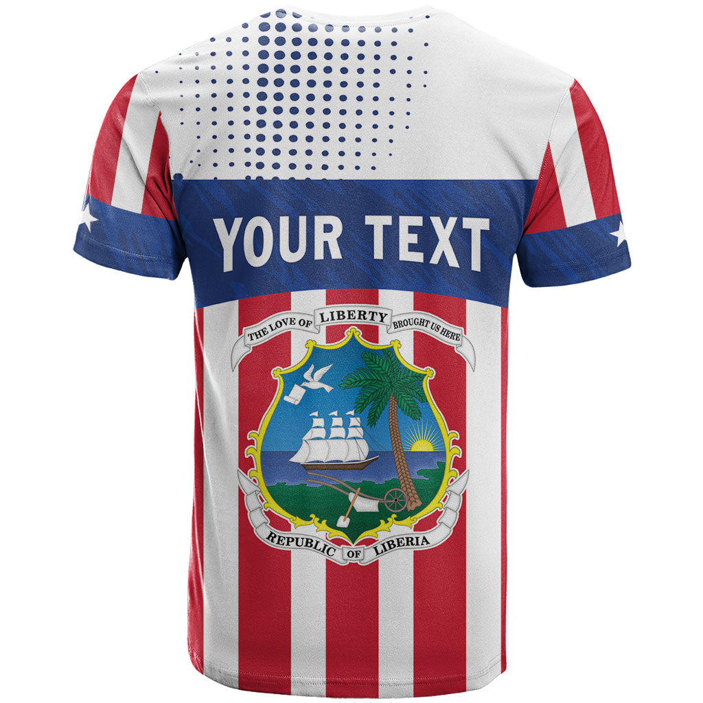 Personalized Liberia 1847 T shirt Happy Independence Day