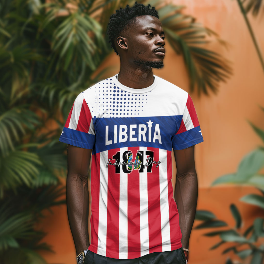 Personalized Liberia 1847 T shirt Happy Independence Day