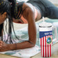 Personalized Liberia 1847 Tumbler With Handle Happy Independence Day