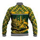 Custom South Africa Rugby Baseball Jacket - Go Springboks with African Pattern LT01