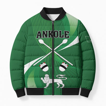 Personalised Kingdom of Ankole Bomber Puffer Jacket Obugabe Bw Ankole