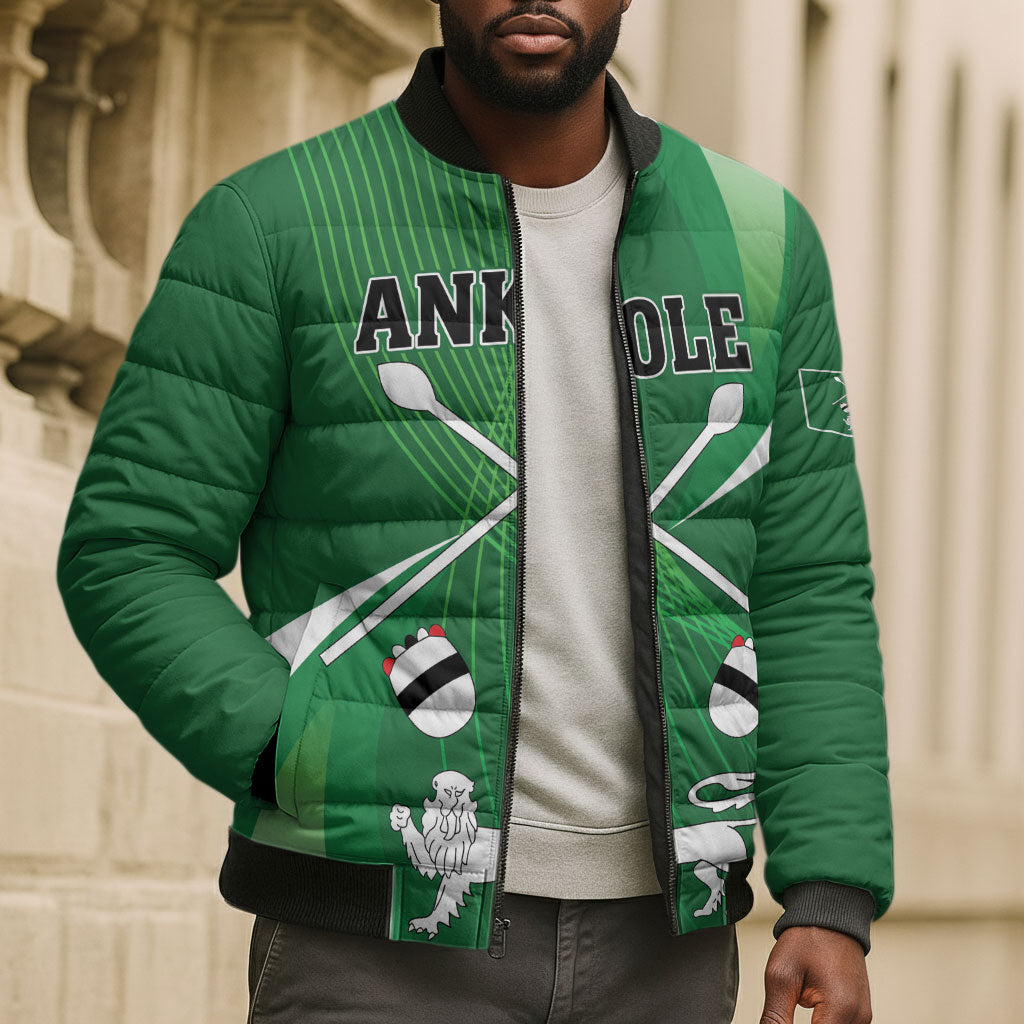 Personalised Kingdom of Ankole Bomber Puffer Jacket Obugabe Bw Ankole