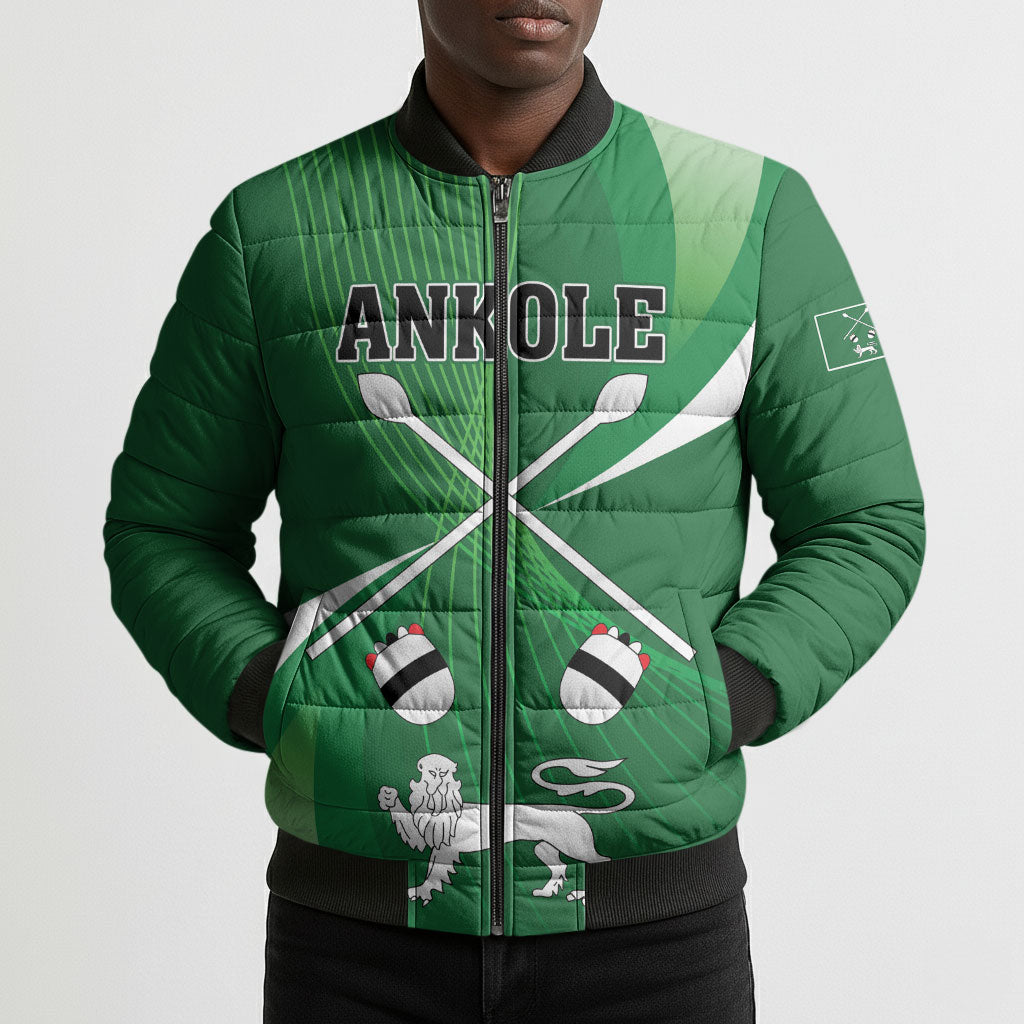 Personalised Kingdom of Ankole Bomber Puffer Jacket Obugabe Bw Ankole