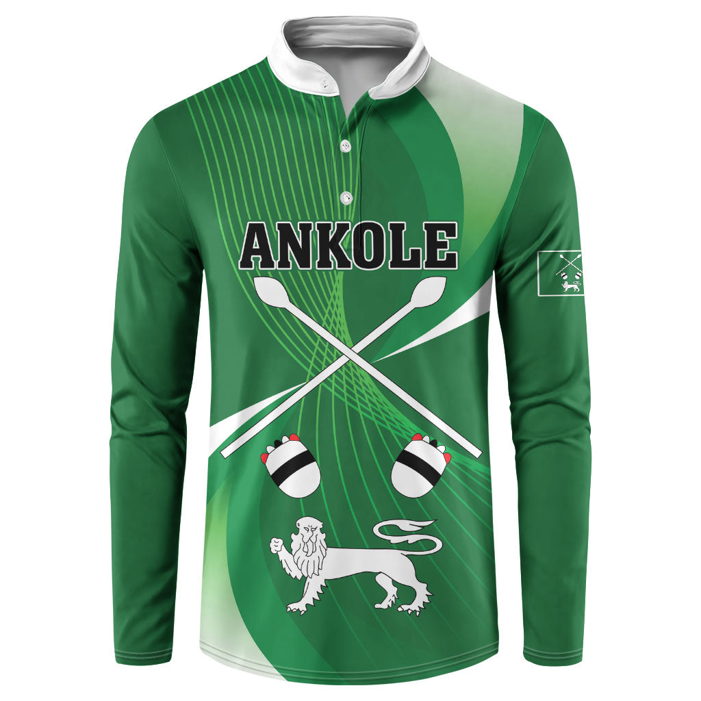 Personalised Kingdom of Ankole Button Sweatshirt Obugabe Bw Ankole