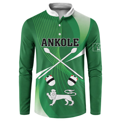 Personalised Kingdom of Ankole Button Sweatshirt Obugabe Bw Ankole