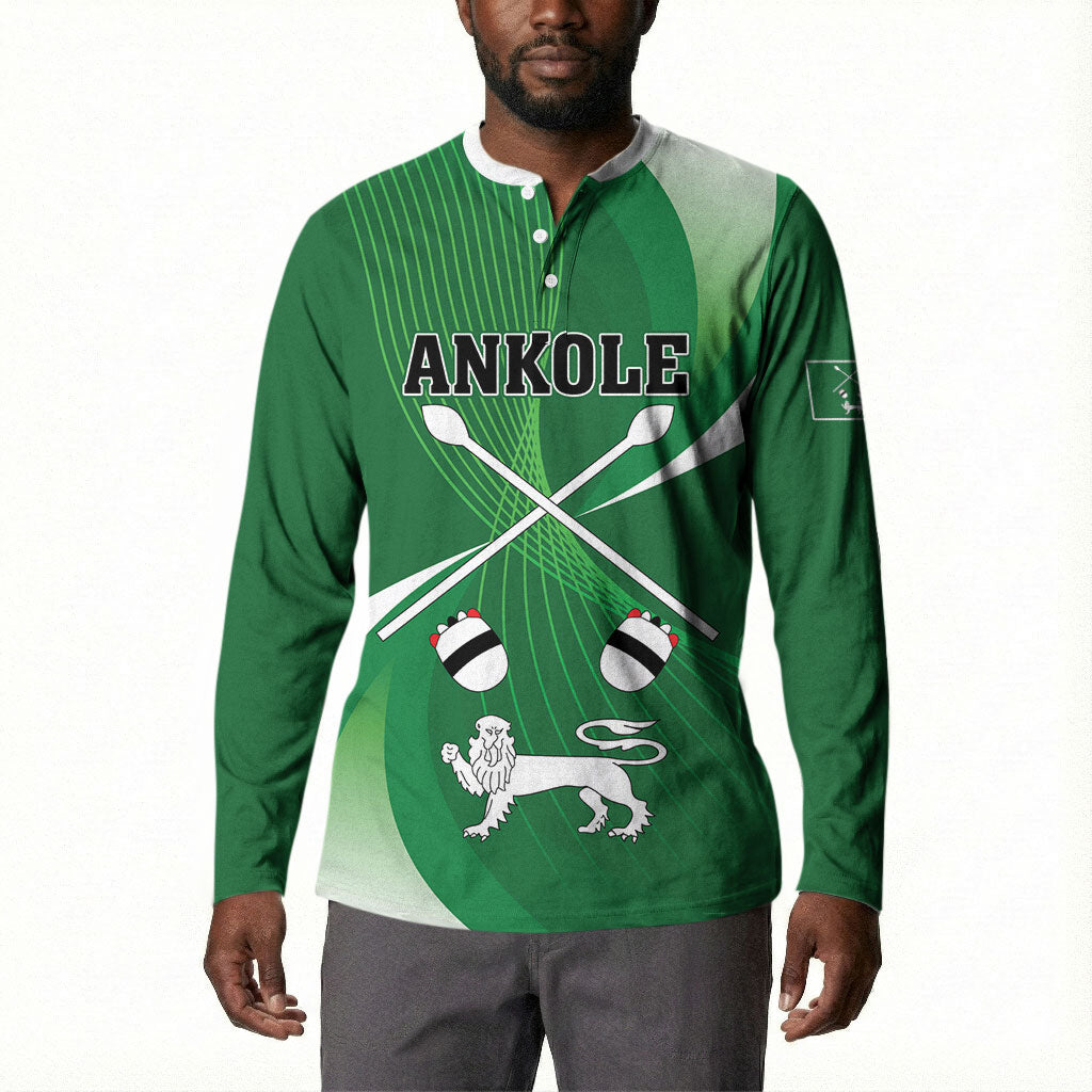 Personalised Kingdom of Ankole Button Sweatshirt Obugabe Bw Ankole