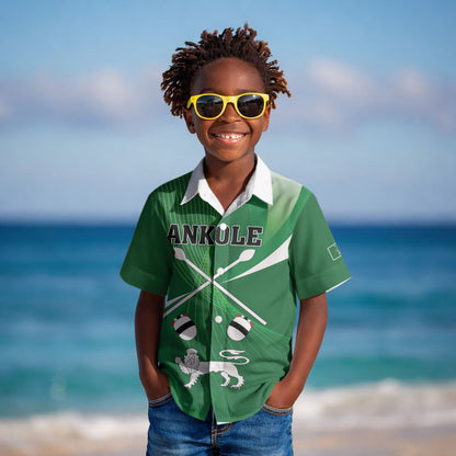 Personalised Kingdom of Ankole Kid Hawaiian Shirt Obugabe Bw Ankole