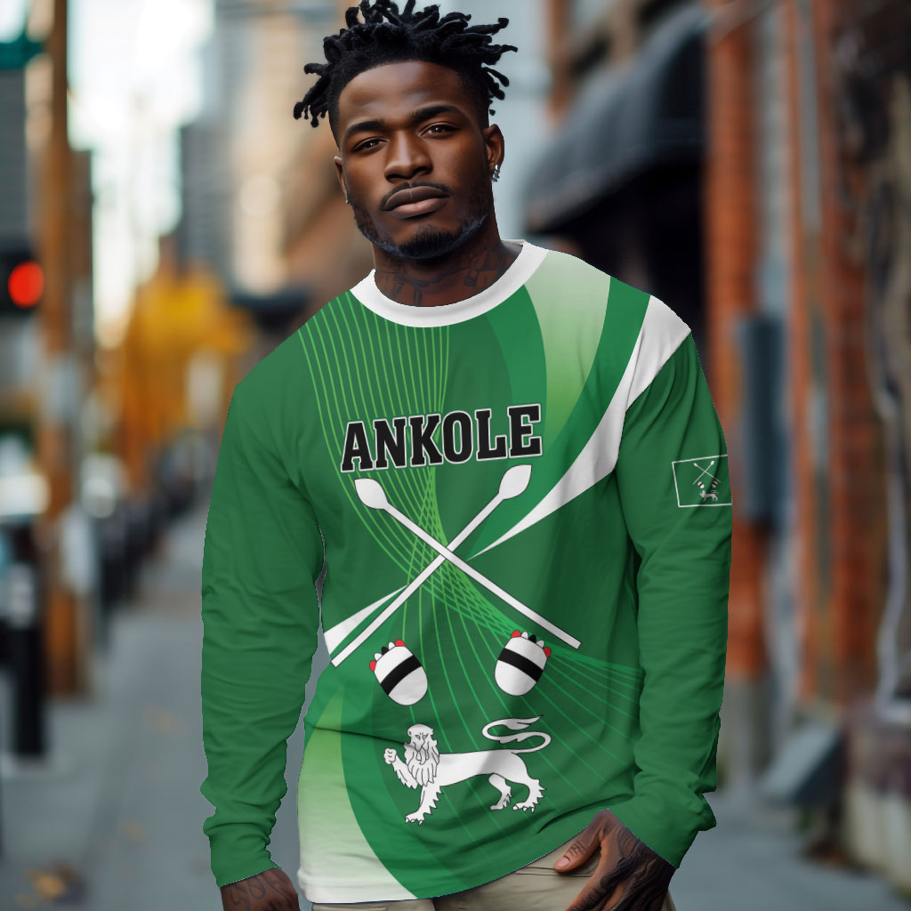 Personalised Kingdom of Ankole Long Sleeve Shirt Obugabe Bw Ankole