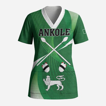 Personalised Kingdom of Ankole Scrub Top Obugabe Bw Ankole