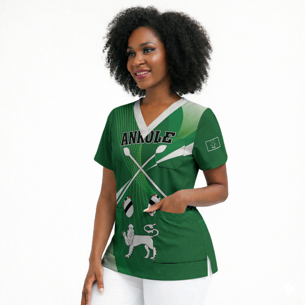 Personalised Kingdom of Ankole Scrub Top Obugabe Bw Ankole