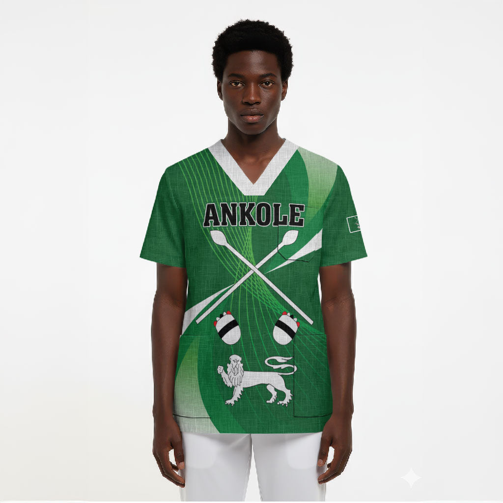 Personalised Kingdom of Ankole Scrub Top Obugabe Bw Ankole