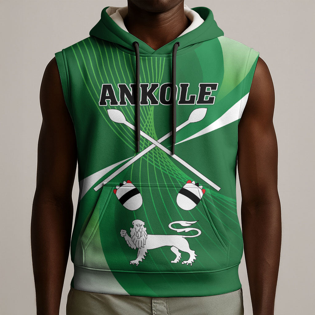 Personalised Kingdom of Ankole Sleeveless Hoodie Obugabe Bw Ankole