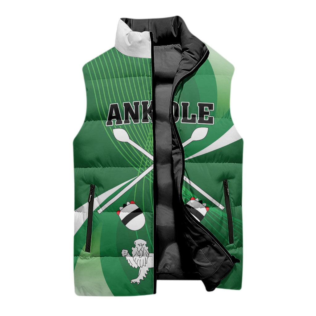 Personalised Kingdom of Ankole Sleeveless Puffer Jacket Obugabe Bw Ankole
