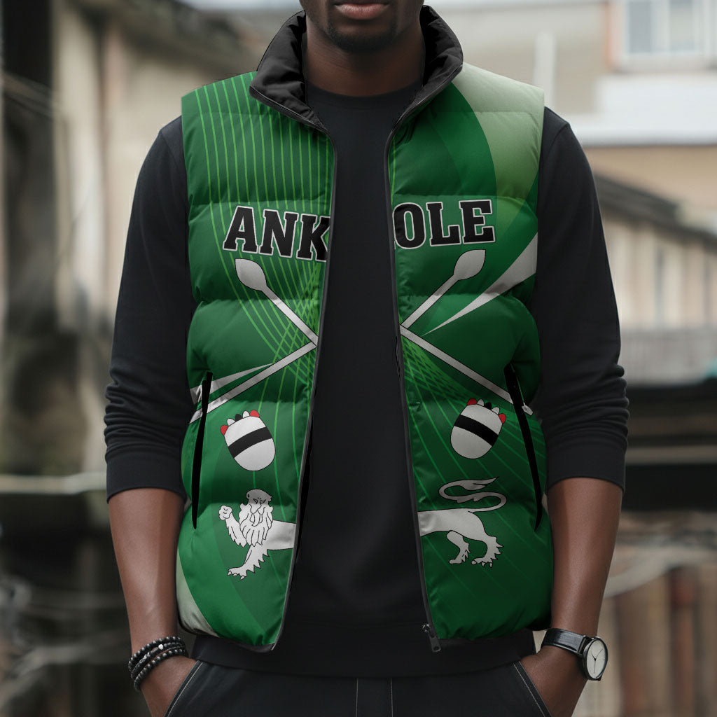 Personalised Kingdom of Ankole Sleeveless Puffer Jacket Obugabe Bw Ankole