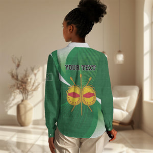 Personalised Kingdom of Ankole Women Casual Shirt Obugabe Bw Ankole