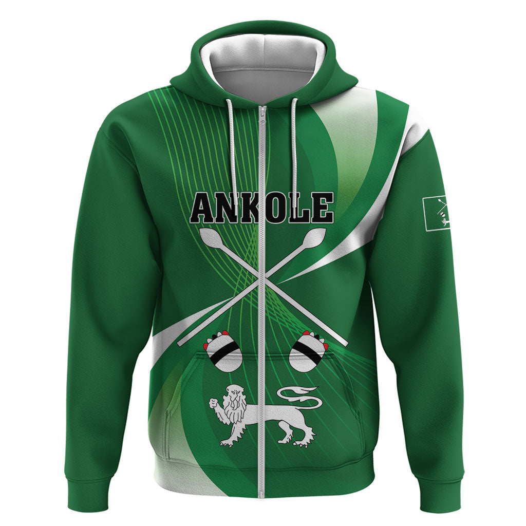Personalised Kingdom of Ankole Zip Hoodie Obugabe Bw Ankole