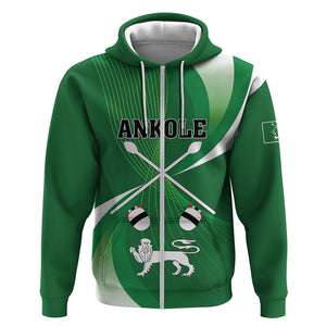 Personalised Kingdom of Ankole Zip Hoodie Obugabe Bw Ankole