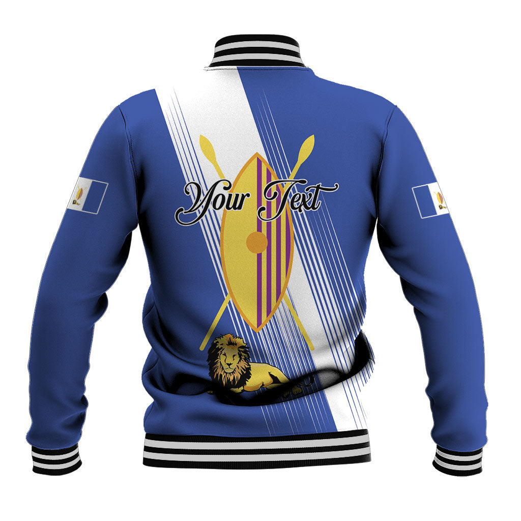 Personalised Buganda Baseball Jacket Ekitiibwa kya Buganda