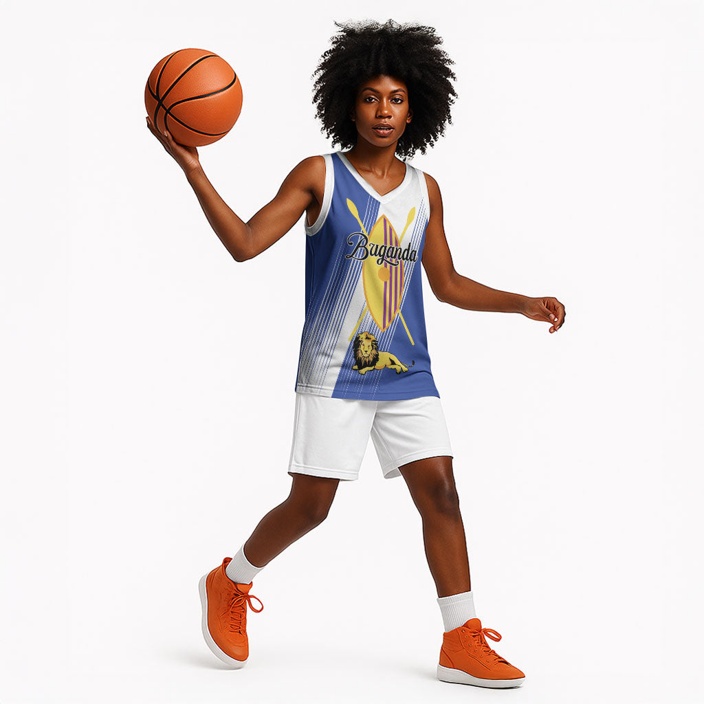 Personalised Buganda Basketball Jersey Ekitiibwa kya Buganda