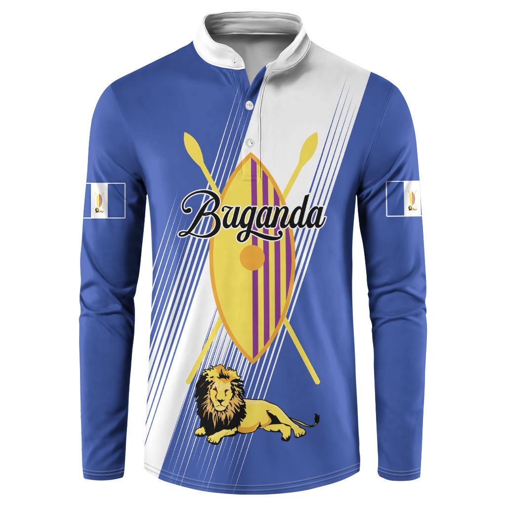 Personalised Buganda Button Sweatshirt Ekitiibwa kya Buganda
