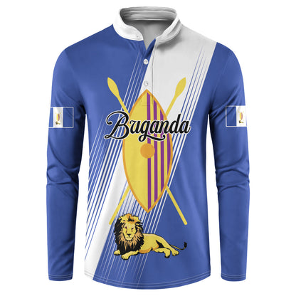 Personalised Buganda Button Sweatshirt Ekitiibwa kya Buganda