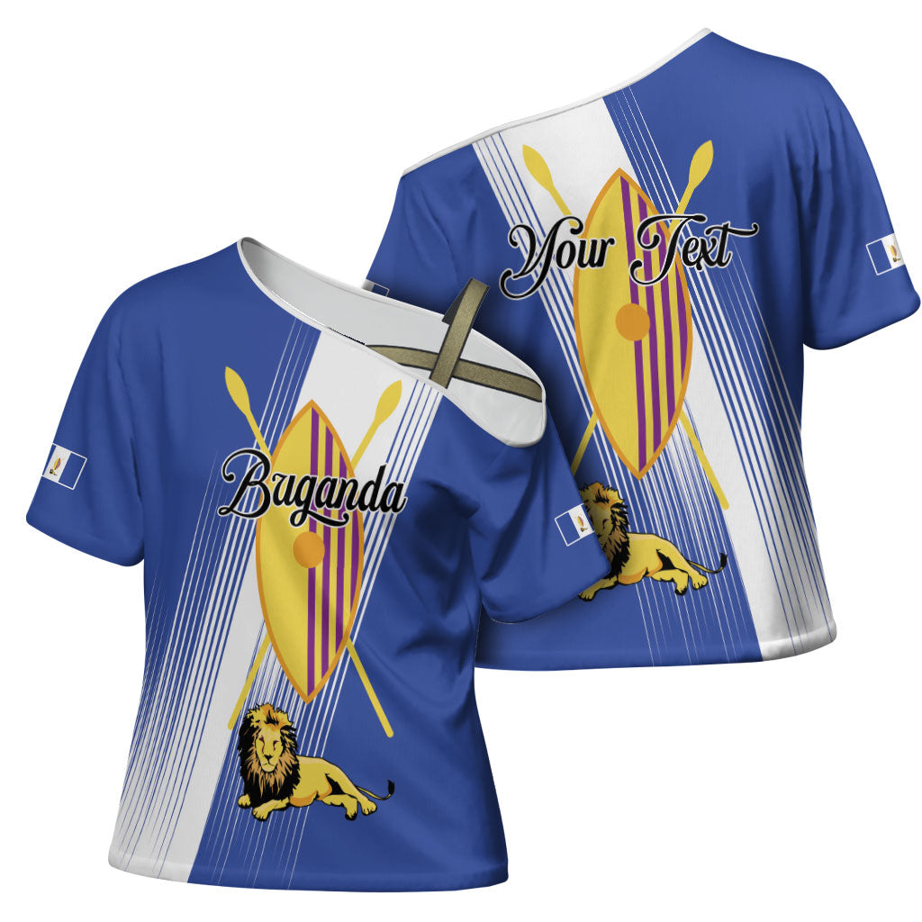 Personalised Buganda Cross Shoulder Shirt Ekitiibwa kya Buganda