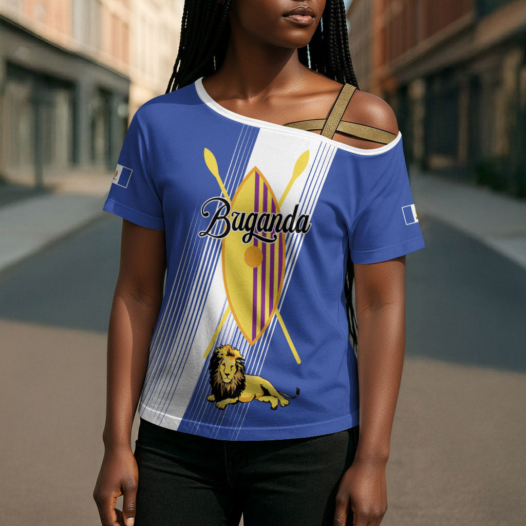 Personalised Buganda Cross Shoulder Shirt Ekitiibwa kya Buganda
