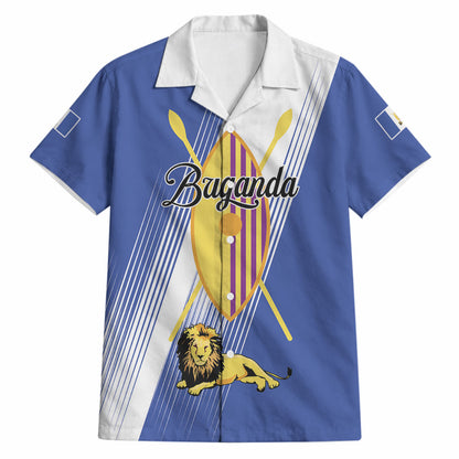 Personalised Buganda Hawaiian Shirt Ekitiibwa kya Buganda