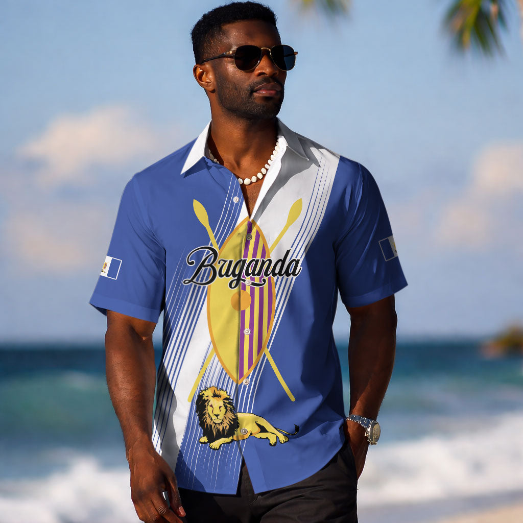 Personalised Buganda Hawaiian Shirt Ekitiibwa kya Buganda