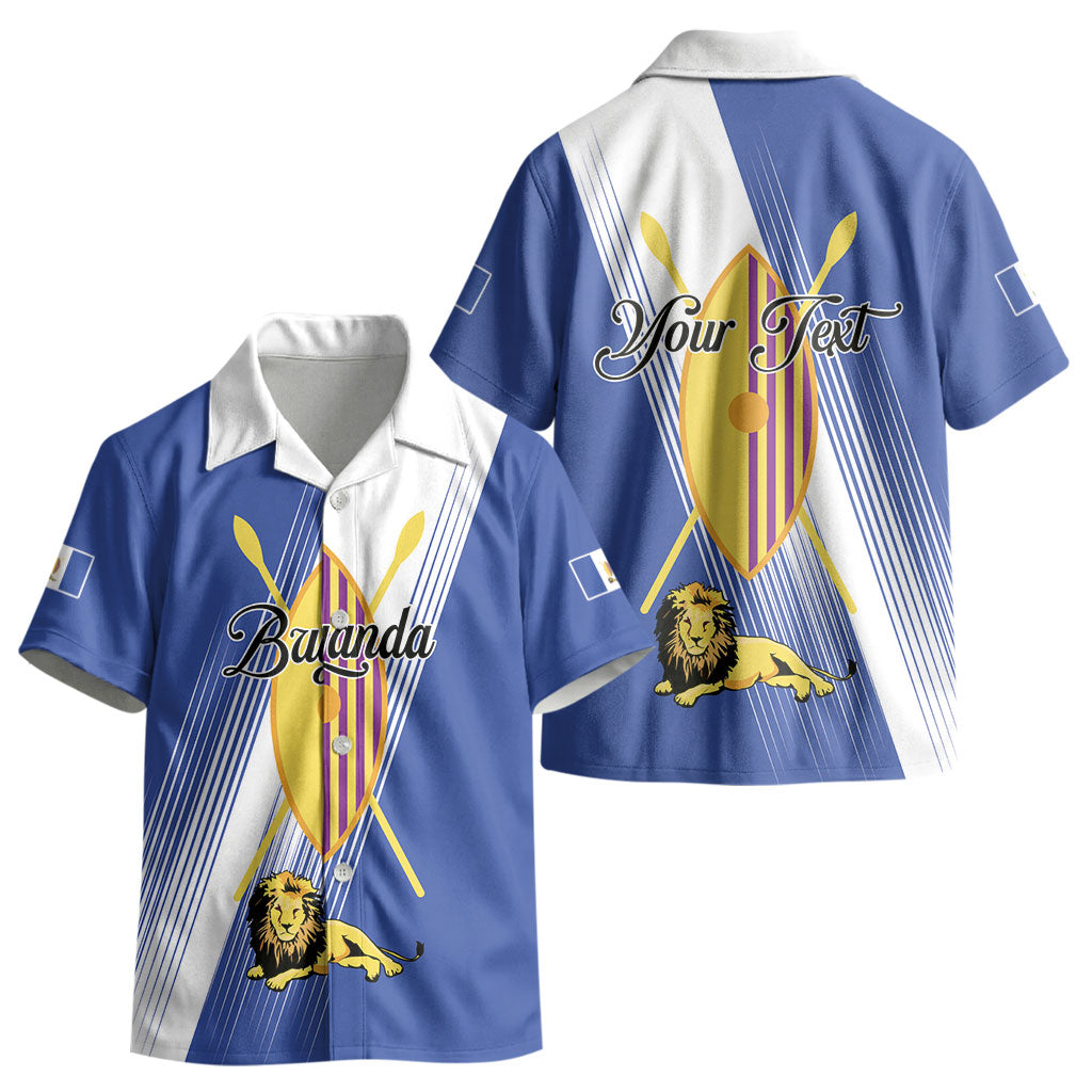 Personalised Buganda Kid Hawaiian Shirt Ekitiibwa kya Buganda