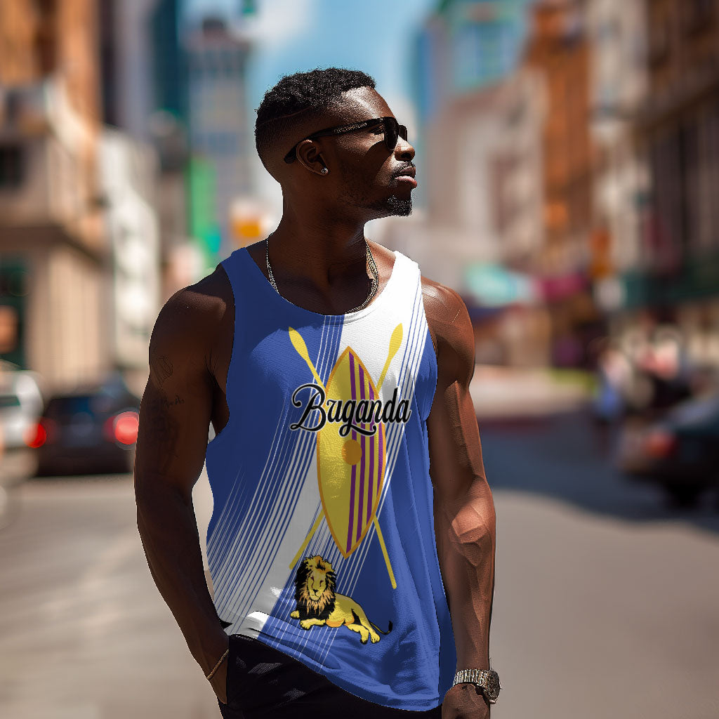 Personalised Buganda Men Tank Top Ekitiibwa kya Buganda