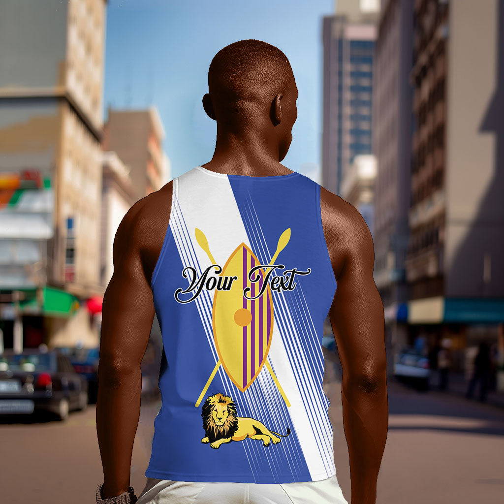 Personalised Buganda Men Tank Top Ekitiibwa kya Buganda