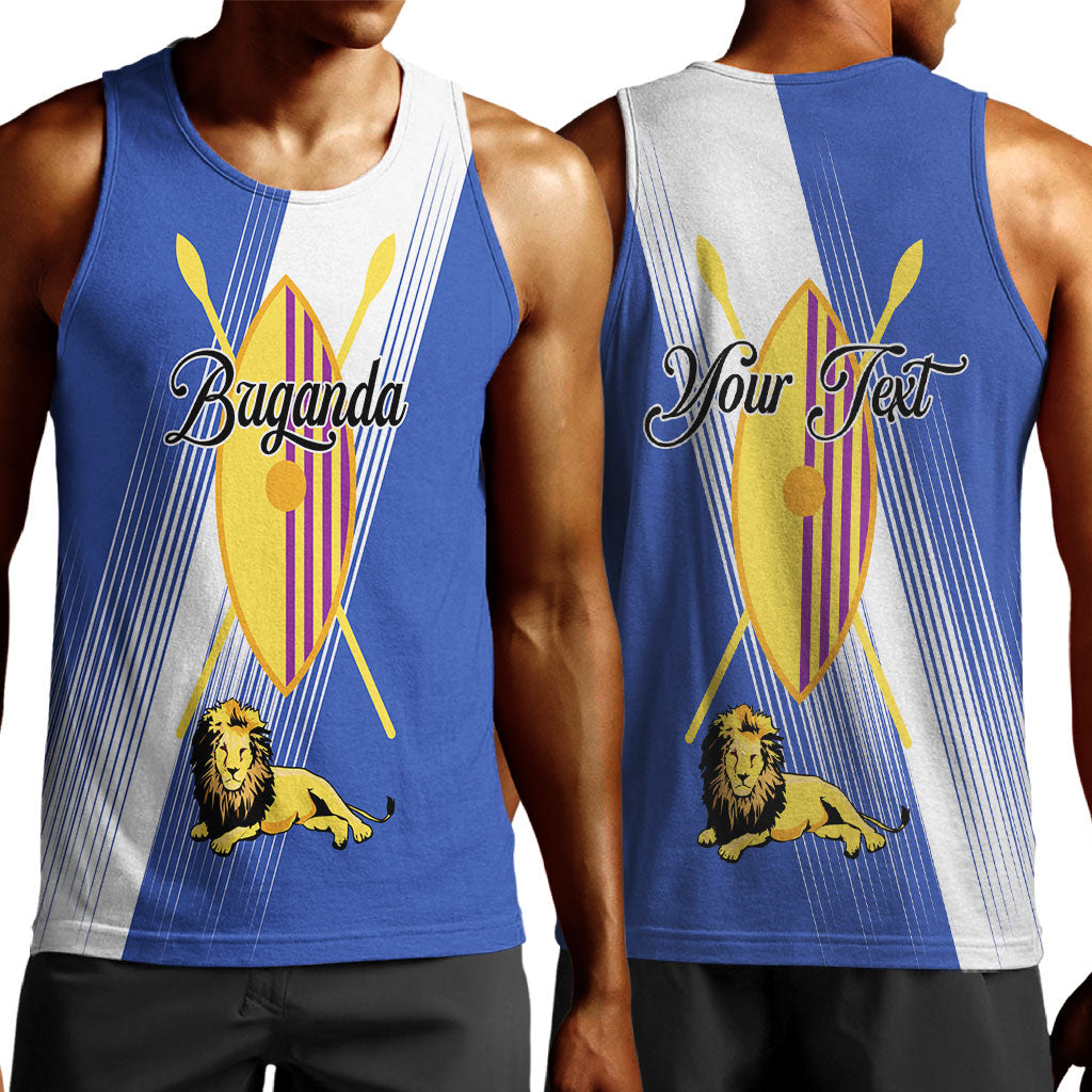 Personalised Buganda Men Tank Top Ekitiibwa kya Buganda