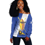 Personalised Buganda Off Shoulder Sweater Ekitiibwa kya Buganda