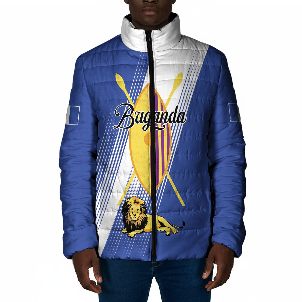 Personalised Buganda Padded Jacket Ekitiibwa kya Buganda