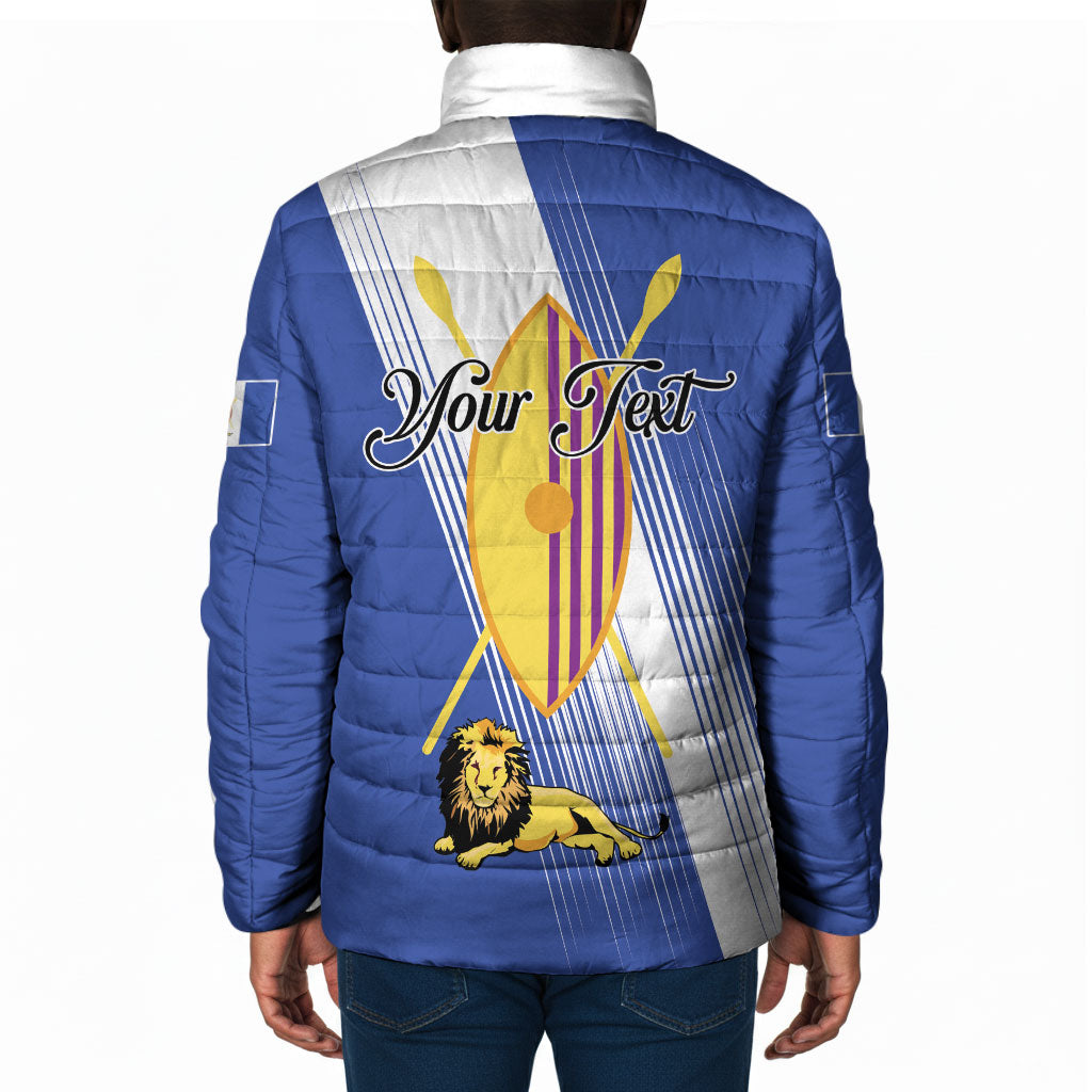 Personalised Buganda Padded Jacket Ekitiibwa kya Buganda