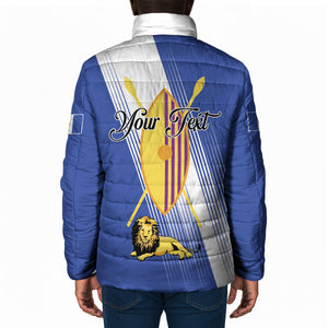 Personalised Buganda Padded Jacket Ekitiibwa kya Buganda