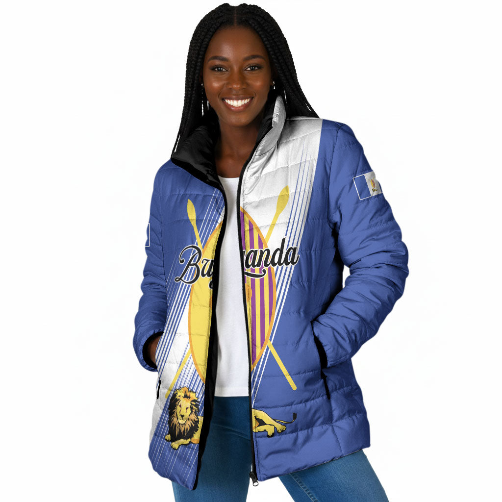 Personalised Buganda Padded Jacket Ekitiibwa kya Buganda