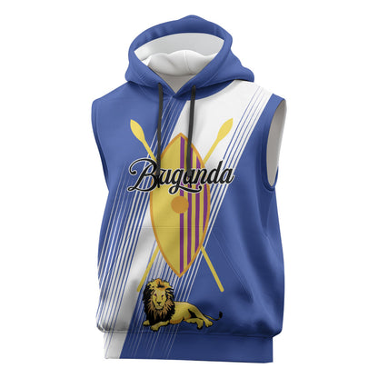 Personalised Buganda Sleeveless Hoodie Ekitiibwa kya Buganda