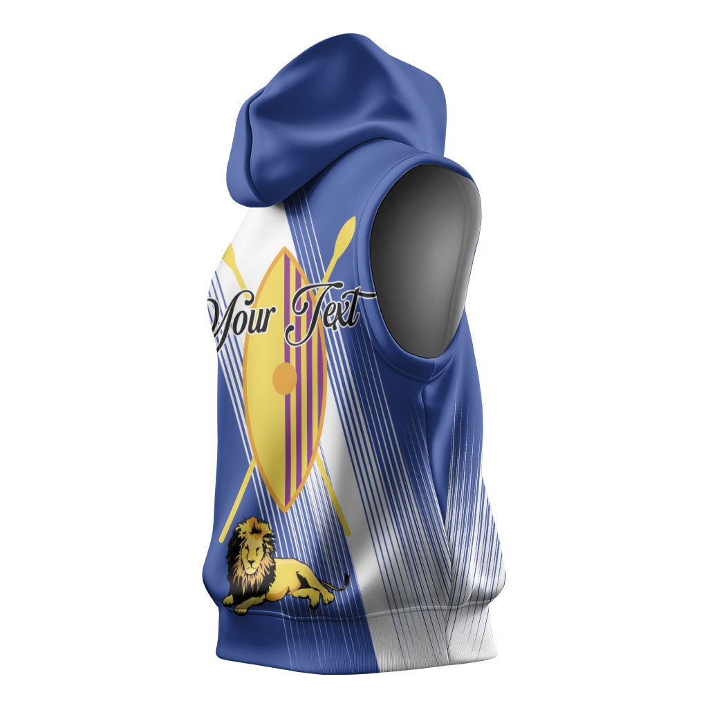 Personalised Buganda Sleeveless Hoodie Ekitiibwa kya Buganda