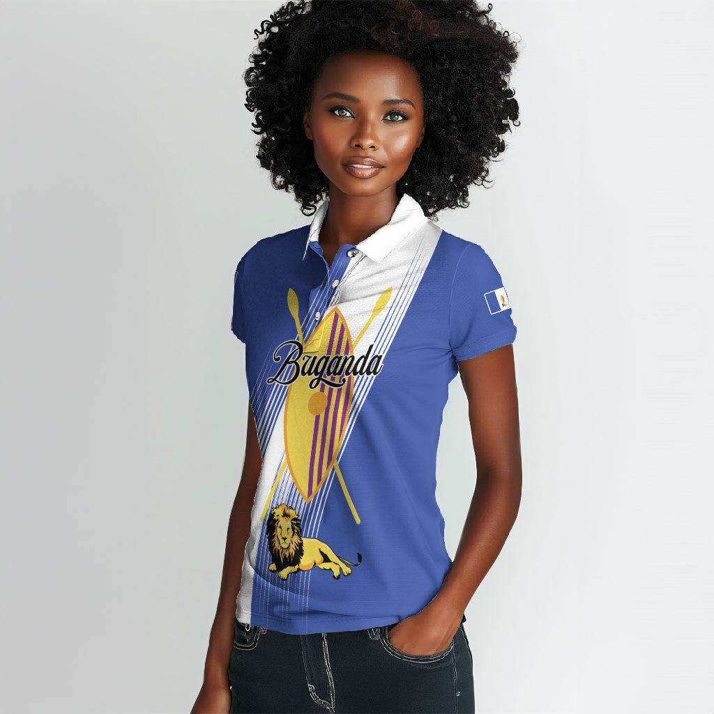 Personalised Buganda Women Polo Shirt Ekitiibwa kya Buganda